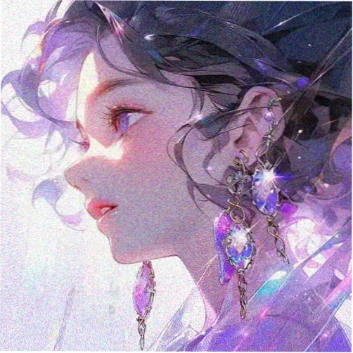读者头像：淡金印章图案